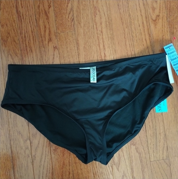 24&Ocean Tummy Control Black Bathing Suit Bottom 18W - Picture 1 of 7